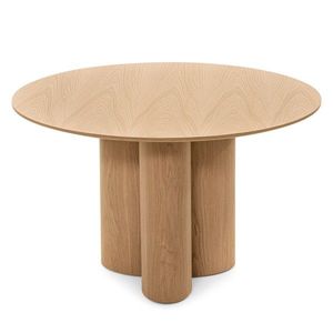 Hector Jídelní stůl kulatý Avas 121 cm dub přírodní obraz