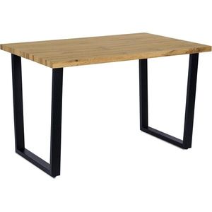 Vivaldi Jídelní stůl Vettel 120 cm dub přírodní/černý obraz