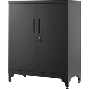 SONGMICS Kancelářská komoda Pasty černá obraz