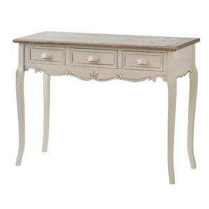 LivinHill Konzolový stolek Rimini 110 cm z masivu krémový obraz