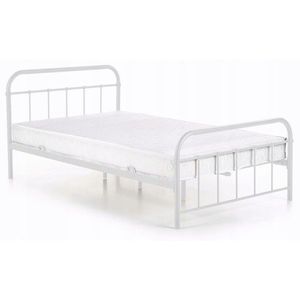 Vivaldi Kovová dvoulůžková postel Pablo 120x200 bílá obraz