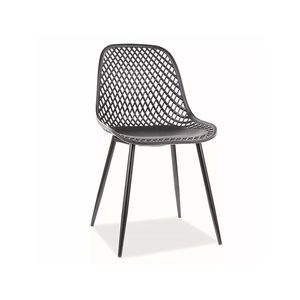 Signal Kovová jídelní židle Corral A černá obraz