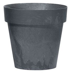 Prosperplast Květináč Cube beton effect antracit, varianta 11 cm obraz