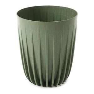 HowHomely Květináč STRIPPED ECO V 30 cm zelený obraz