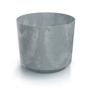 Prosperplast Květináč TUBOS BETON EFFECT šedý matný, varianta 12, 8 cm obraz