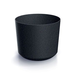 Prosperplast Květináč TUBOS ECO WOOD antracitový matný, varianta 14, 7 cm obraz