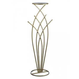 HowHomely Květinový stojan RUE 100 cm zlatý obraz