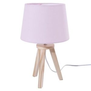 ATMOSPHERA Noční lampa s růžovým stínidlem 31 cm obraz