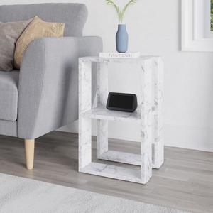 Noční stolek Houseland Lonie mramor Carrara obraz