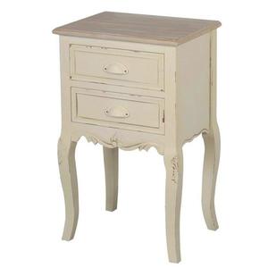 LivinHill Noční stolek Rimini 41 cm z masivu krémový obraz