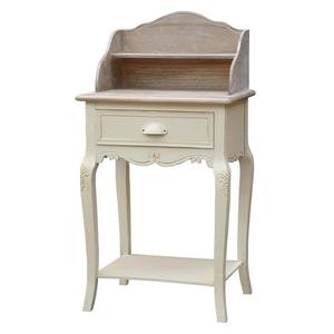 LivinHill Odkládací stolek Rimini 49 cm z masivu krémový obraz