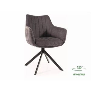 Signal Otočné jídelní křeslo Azalia Brego tmavě šedé obraz