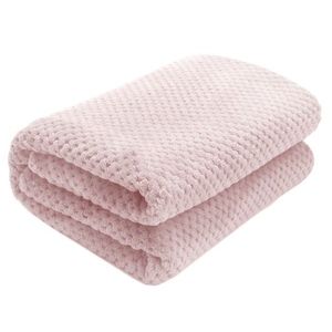 Tutumi Plyšová deka Diamond růžová, velikost 200x220 obraz