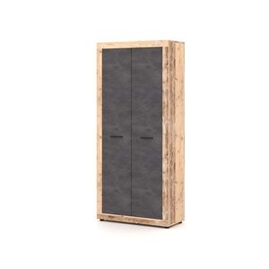 Vivaldi Předsíňová skříň Luna 198 cm dub Matera světlý/šedá obraz