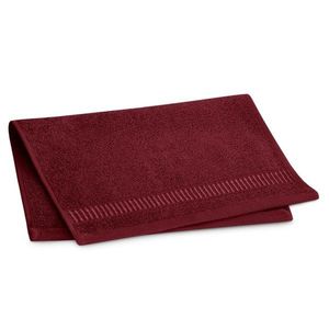 AmeliaHome Ručník AVIUM klasický styl 30x50 cm vínový, velikost 70x130 obraz