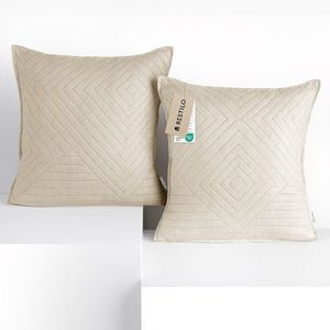 3kraft Sada 2 ks povlaků na polštář Softa béžová, velikost 45x45 obraz