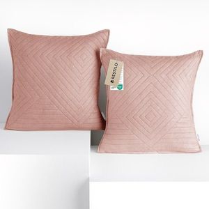 3kraft Sada 2 ks povlaků na polštář Softa světle růžová, velikost 45x45 obraz