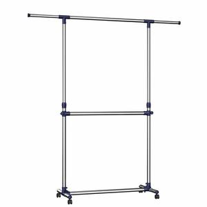 SONGMICS Stojan na oděvy Smyn modro-šedý obraz