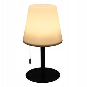 Mondex Stolní LED lampa Mikah teplá bílá/černá obraz