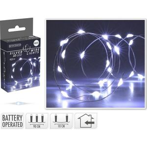 Mondex Světelný LED řetěz Jared 90 cm studený bílý obraz