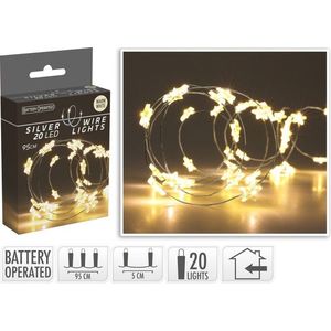 Mondex Světelný LED řetěz Tobie 95 cm teplý bílý obraz