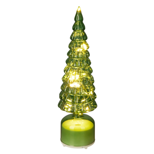 Mondex Vánoční LED světelná dekorace s časovačem Arin 36 cm zelená obraz