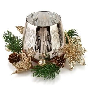 Mondex Since 1986 Vánoční svícen Santa Lila champagne obraz