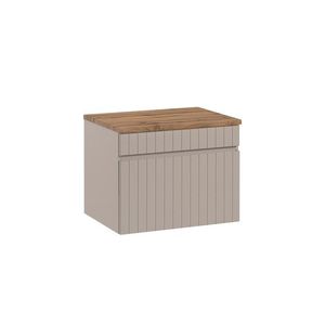 Comad Závěsná skříňka Iconic s deskou 60 cm kašmír/dub coast evoke obraz