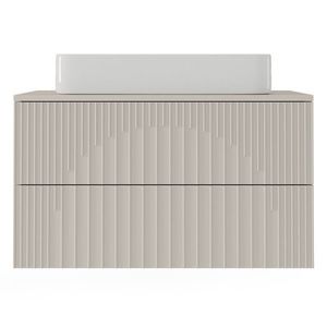 Hector Závěsná skříňka pod umyvadlo Arcano s deskou 80 cm kašmír obraz