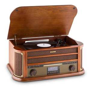 Retro stereo zařízení Auna Belle Epoque 1908, USB, CD, MP3 obraz