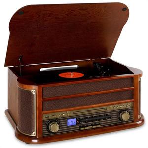 Auna Belle Epoque 1908, retro stereo, bluetooth, USB, CD, MP3 obraz
