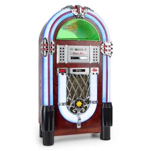 Auna Graceland TT, jukebox, bluetooth, phono, CD, USB, SD, MP3, AUX, FM obraz