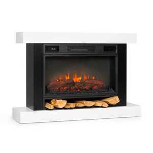 Klarstein Velsini Hideaway, elektrický krb, 1900 W, LED technologie, dálkové ovládání, bílý obraz