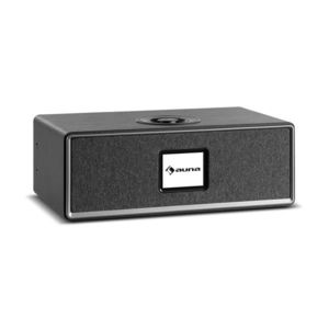 Auna Simpfy Wireless, reproduktor, DAB+/FM, BT, LCD-display, dřevěné tělo obraz