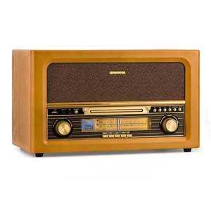 Auna Belle Epoque 1906 Retro Stereo Systém CD FM USB MP3 REC AUX obraz