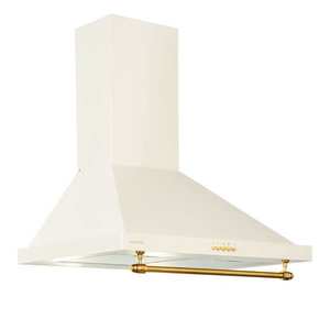 Klarstein Montblanc 60, digestoř, 60 cm, nástěnná, 610 m³/h, LED, lišta, krémová obraz