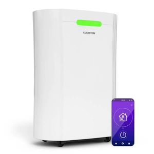Klarstein AeroDry Smart 12 odvlhčovač vzduchu, 12 l/den, 18 m², senzor vlhkosti, ovládání pomocí aplikace, 135 m³/h obraz