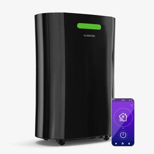 Klarstein AeroDry Smart 12 odvlhčovač vzduchu, 12 l/den, 18 m², senzor vlhkosti, ovládání pomocí aplikace, 135 m³/h obraz