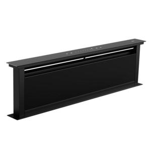 Klarstein Digestoř Royal Flush Eco, 842 m³/h průtoku vzduchu, šikmá, EEK A, 70 dB, LED dioda obraz