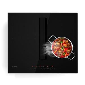 Klarstein Chef-Fusion Prime Down Air System, 2 v 1, indukční varná deska + digestoř, výkonný obraz