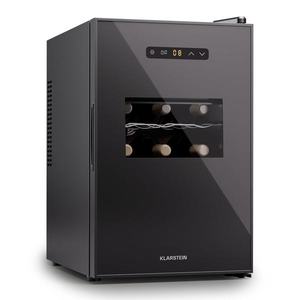 Klarstein Silent Vino 15 Uno, vinotéka, 39 l/15 lahví, 5-18 °C, dotykový displej obraz