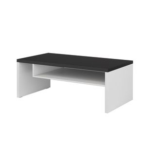 Konferenční stolek BONIFACIO, bílá/černá obraz