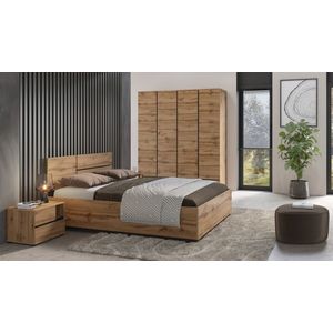 Ložnice BONIFACIO, dub wotan/černá obraz