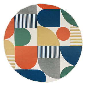 Kulatý venkovní koberec ø 160 cm Geo – Flair Rugs obraz