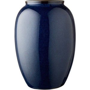 Tmavě modrá váza z kameniny (výška 25 cm) Gastro Dark Blue – Bitz obraz
