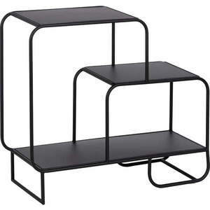Černý kovový regál 72x68 cm Sleco – Ixia obraz
