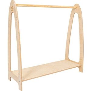 Dětský věšák v dekoru borovice v přírodní barvě 98x96 cm Montessori – Meowbaby obraz