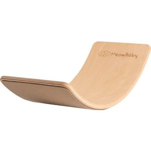 Béžová/v přírodní barvě balanční deska z borovicového dřeva 80x30x18 cm Montessori – Meowbaby obraz