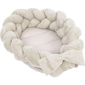Béžové hnízdečko pro miminko 47x70 cm – Meowbaby obraz