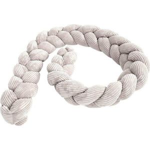 Krémový manšestrový mantinel do postýlky 300 cm – Meowbaby obraz